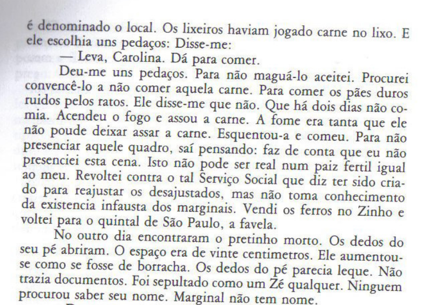 contafake1711's tweet photo. @fefadiasmorreu No livro Quarto de Despejo (que se passa em 58) tem uma situação quase nesse sentido: https://t.co/YSxAQ9UchF
