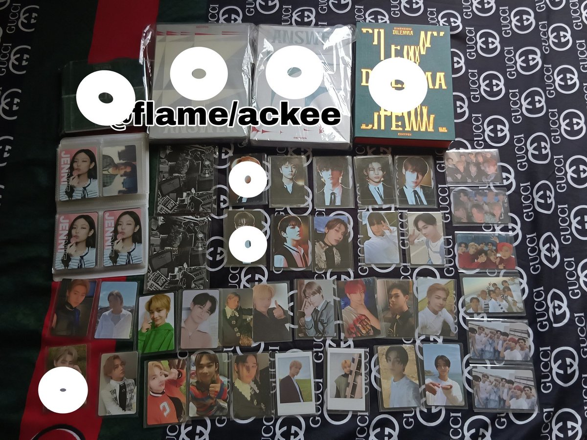 only4nishi's tweet photo. wts lfb ph 
DECLUTTERING ‼️‼️
rts/ ups are appreciated po

- pc onhand, mint condi 
- qyop po, can do long dop (can dp w/nrdp)

t. enhypen jungwon heeseung jay jake sunghoon sunoo ni-ki braso red hair hoodie dark blood manifesto d:d dilemma pc photocard group
#ackeesale https://t.co/8HrJecnLn4