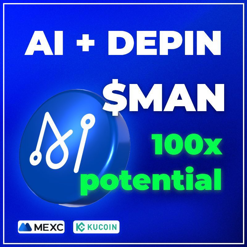 b___y____'s tweet photo. @kylechasse You should check out $MAN, an artificial intelligence project that nobody talks about!
mcap only $12M

@MatrixAINetwork  #AI  #MAN

$MAN ⚡️💎 

AI + Blockchain + Neuroscience (BCI ) + DePIN https://t.co/CI5L1h3ZKg