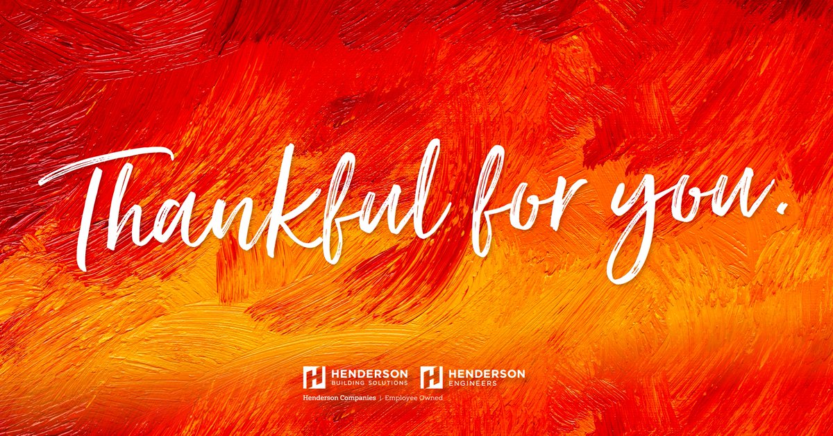This #Thanksgiving we counted our blessings and getting to #BuildABetterWorld with you all is at the top of our list. To our clients, partners, employee-owners, and friends: thank you for your hard work and collaboration this past year. Happy Thanksgiving from all of us at
