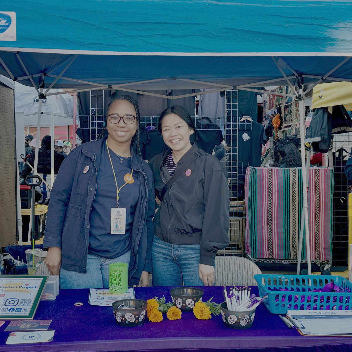 InneractProject's tweet image. We recently tabled at The Unity Council's Día de los Muertos Festival in Oakland!
It was a great opportunity to engage a diverse community, and share more about the work we do to inspire young people in design.
Thank you to everyone who helped make this event a success!