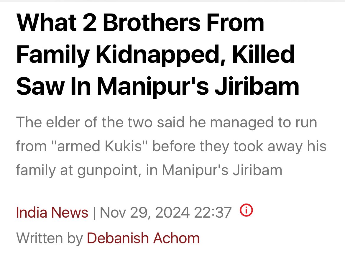 What a sad situation!

BJP has completely destroyed a state!
#Manipur
