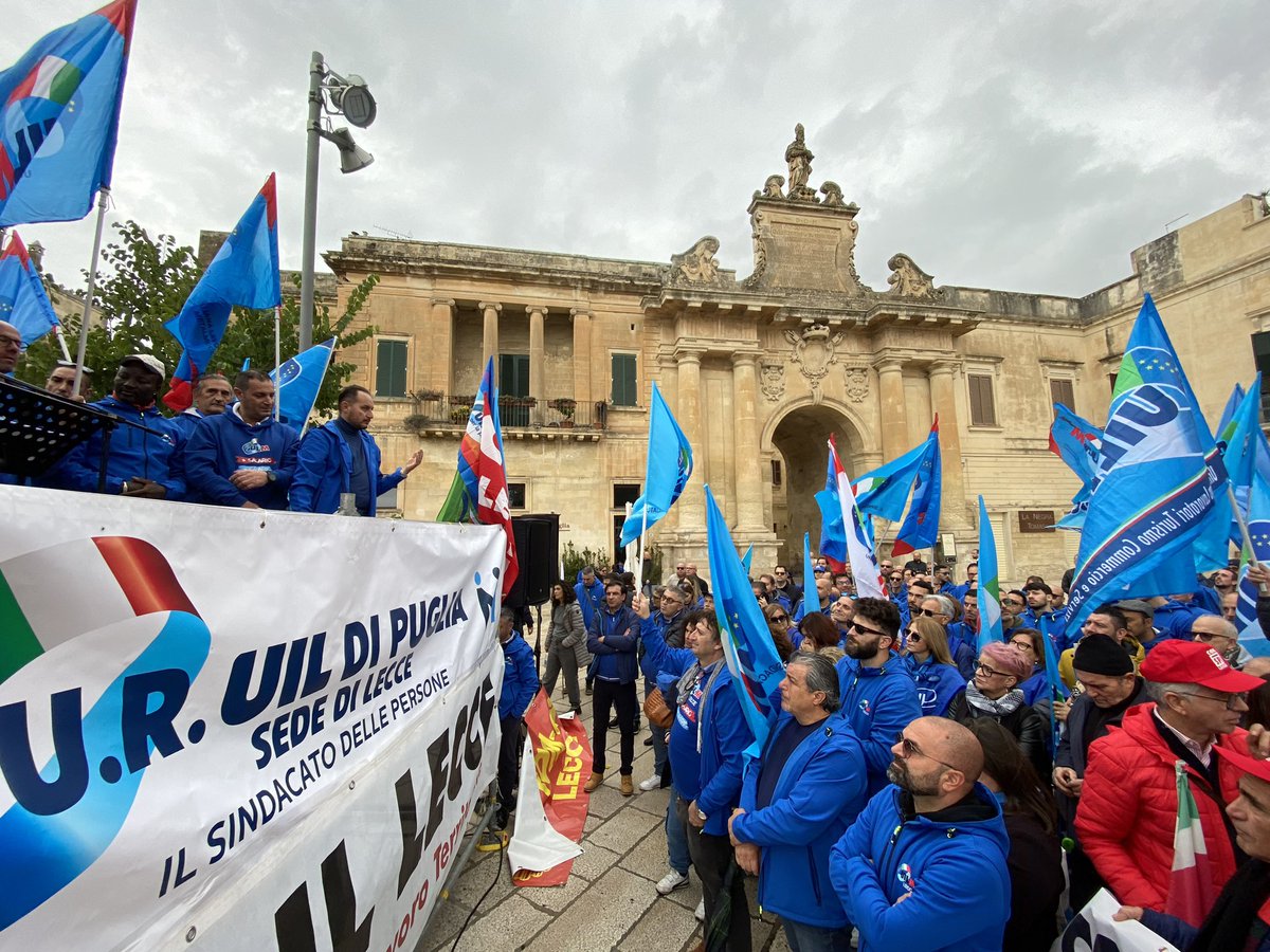 UilmNazionale's tweet image. #29novembre #Scioperogenerale

Chi non ha voluto essere presente ha perso l’ennesima occasione. Una cosa è certa: noi non ci fermeremo mai!

@RoccoPalombella a Lecce