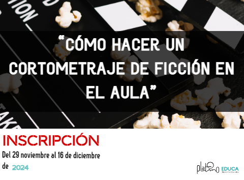 PROGRAMA DE CAPACITACIÓN EN ALFABETIZACIÓN AUDIOVISUAL Y PENSAMIENTO CRÍTICO “CÓMO HACER UN CORTOMETRAJE DE FICCIÓN EN EL AULA”
innovacionyformacion.educa.madrid.org/actividades/pr…
➡️Duración: 14/02/2025 - 08/04/2025
➡️Modalidad: Semipresencial
➡️Destinatarios: Docentes <a href="/educacmadrid/">Educación▪️Comunidad de Madrid</a>
#IF_CMadrid