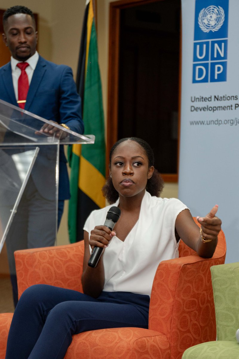 UNDPJamaica's tweet photo. Young Jamaicans incl our #ReadySetGreat partners are demanding climate resilient jobs &amp; support for a green transition as they collaborate to fight poverty &amp; climate change. The event was addressed by #UNDP GWA Crown Prince 🇳🇴.

���@JamaicaObserver reports
https://t.co/ttcZ9JMPY8 https://t.co/SGCBUV2hrx