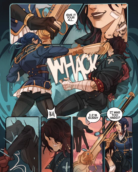 A peace deal🫢 [all pages on my patreon🌸]
.
Caitlin couldn't resist her angry oil slick 
.
#caitvi #arcane #arcanefanart #caitlyn #vi #arcane2 