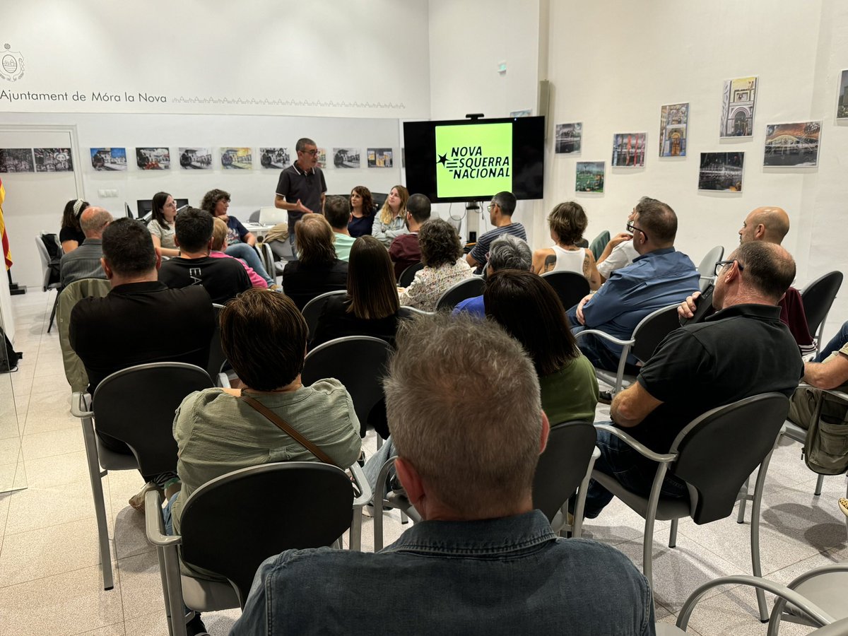 🟡Prop de tres mesos patejant-nos les Terres de l’Ebre per parlar amb la militància d’arreu. Vam començar a #Tortosa, però hem estat a #MóradEbre i #MóralaNova 👇🏻