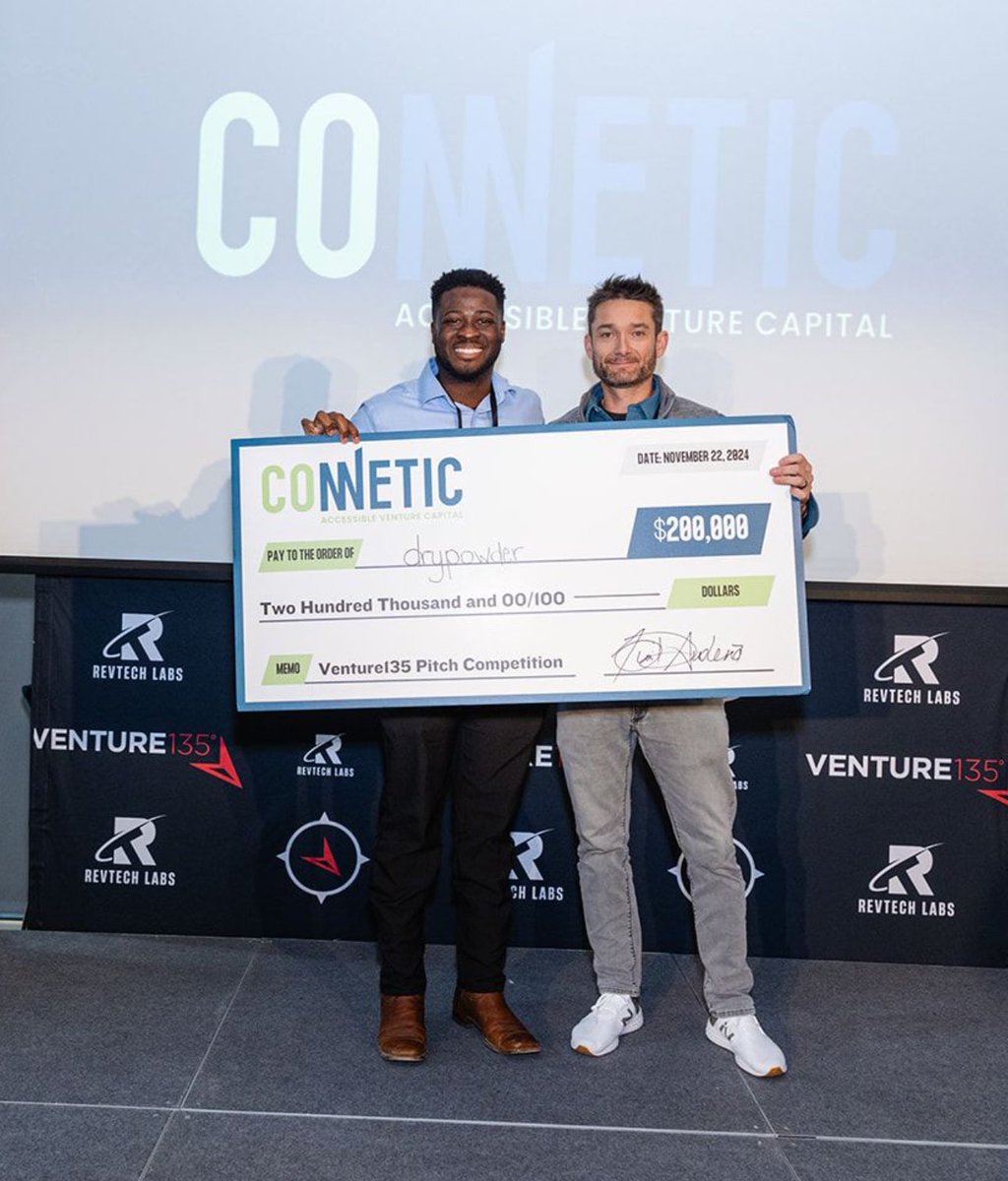 karenboaitey's tweet photo. Huuuge shout out to one of our clients at @slidedeckk Drypowder, a Fintech startup

They just secured $200k in funding at Venture135 with one of our decks! I am so proud of their pitch, it’s not easy to be a founder raising, especially nearing the end of q4. https://t.co/raQI3WduzG