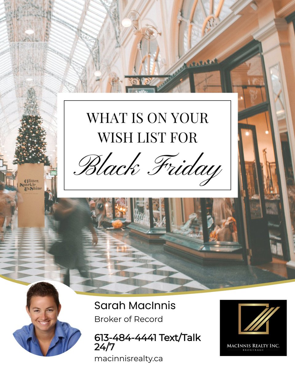 SarahMacInnis's tweet photo. Ready for the ultimate Black Friday shopping spree? 🛍️✨
What's on your wish list this year? Are you hunting for the latest tech, cozy winter wardrobe essentials, or the perfect gift for someone special? 💻🎁 https://t.co/qVoxJzOqTz