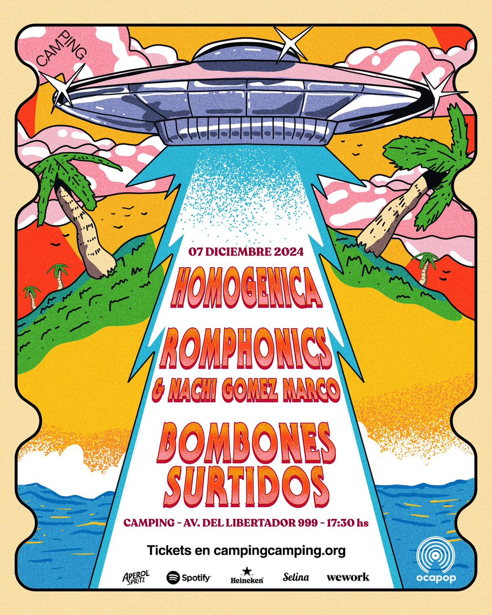 Bombones Surtidos (@bsurtidos) on Twitter photo Sabado que viene en camping con <a href="/tocahomogenica/">HOMOGENICA</a> y <a href="/romphonics/">Romphonics</a>
Entradas: campingtickets.boleteria.online/musica/bombone… Sabado que viene en camping con <a href="/tocahomogenica/">HOMOGENICA</a> y <a href="/romphonics/">Romphonics</a>
Entradas: campingtickets.boleteria.online/musica/bombone…