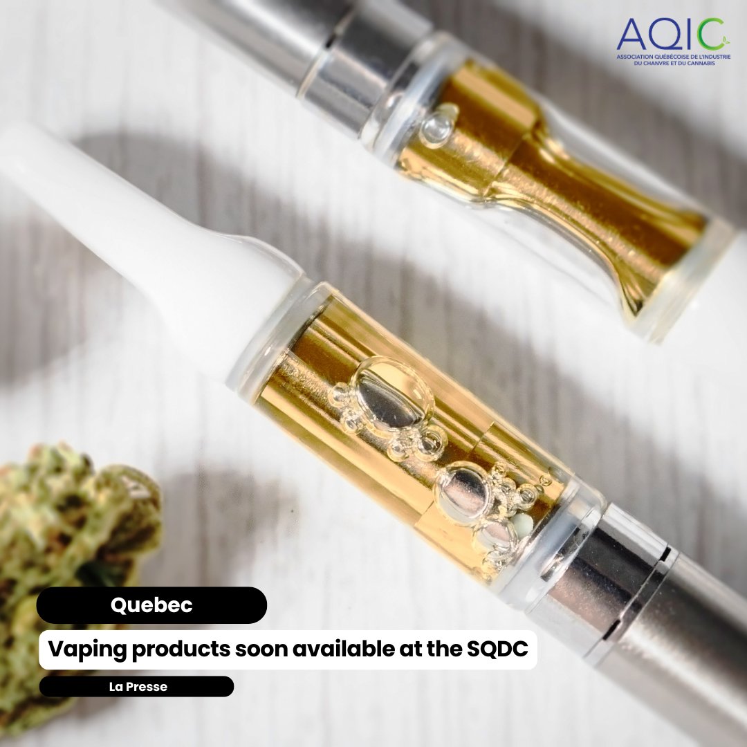 QUEBEC | Vaping products will be available within a year at <a href="/La_SQDC/">La_SQDC</a>.

To read the article, click the link in comments.