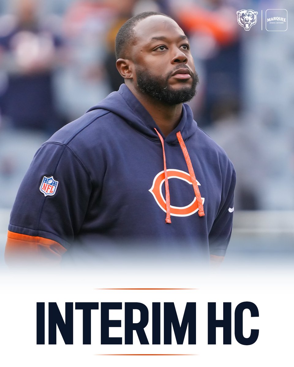 Thomas Brown will take over as interim head coach of the Bears.