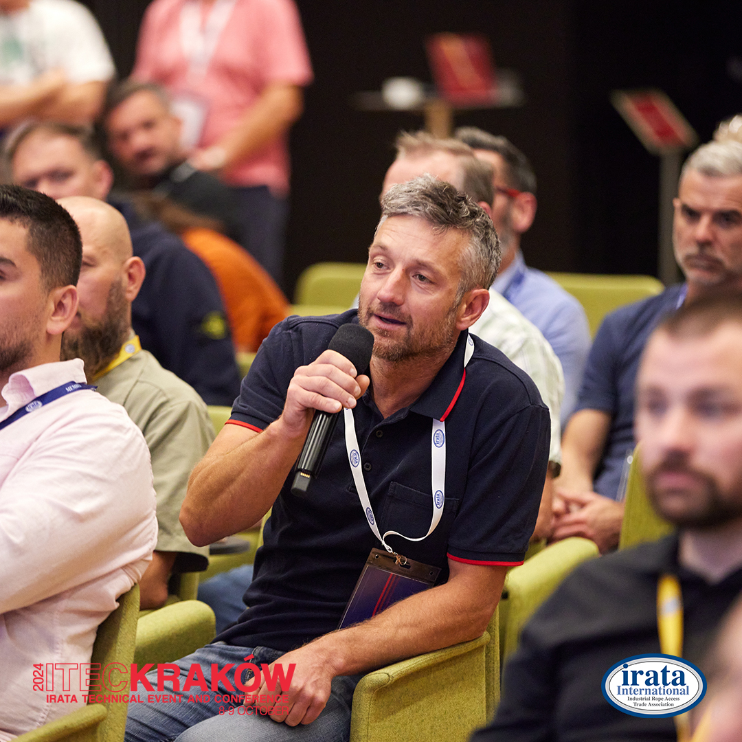 This October, IRATA welcomed members from around the globe to ITEC Kraków 2024 in Poland, featuring insightful talks, live demonstrations, and exhibitions led by industry experts.

To relive the event or discover what you missed, explore the highlights at irata.click/1zx