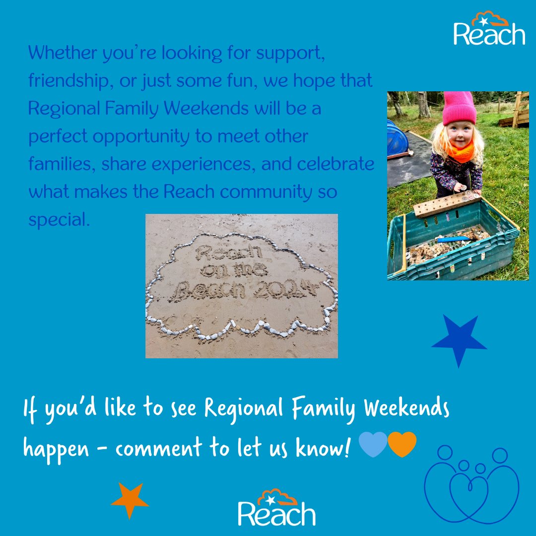 ReachCharity's tweet photo. REGIONAL FAMILY WEEKENDS: BUILDING CONNECTIONS, ONE REGION AT A TIME 💙🧡

We understand that not everyone has the opportunity to attend our Annual Family Weekend (AFW), and our goal is to support as many Reach families as possible. https://t.co/wh01tmfKet