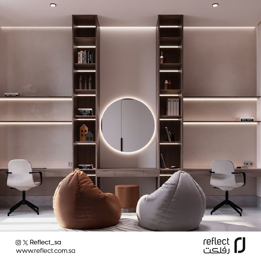 reflect_sa's tweet photo. نجعل غرفة طفلك عالم ساحر، مليء بالإبداع والراحة! 🌟

عند تصميم غرفة الأطفال، عملنا على مراعاة الراحة والأمان بالإضافة إلى الجمال والأناقة، والتوازن بين العناصر العملية والجمالية.

#رفلكت #تصميم_داخلي #تصميم_معماري #ديكور https://t.co/ZN3pCFeMLO