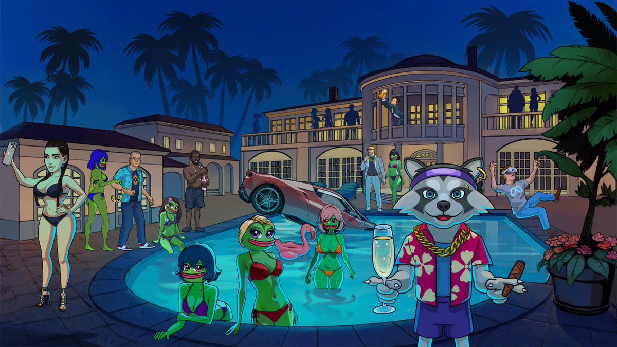 MemePantheon's tweet photo. Welcome to the ultimate crypto pool party 🏖️💸 Every detail crafted to perfection by our studio.
Want visuals like this for your project? We make it happen: https://t.co/yP4W2dBAVb
#MemeMarketing #CryptoMemes #Web3Memes #DegenMemes #3DMemes #MemeAnimations #MemecoinMarketing https://t.co/pg3NNFx2kz
