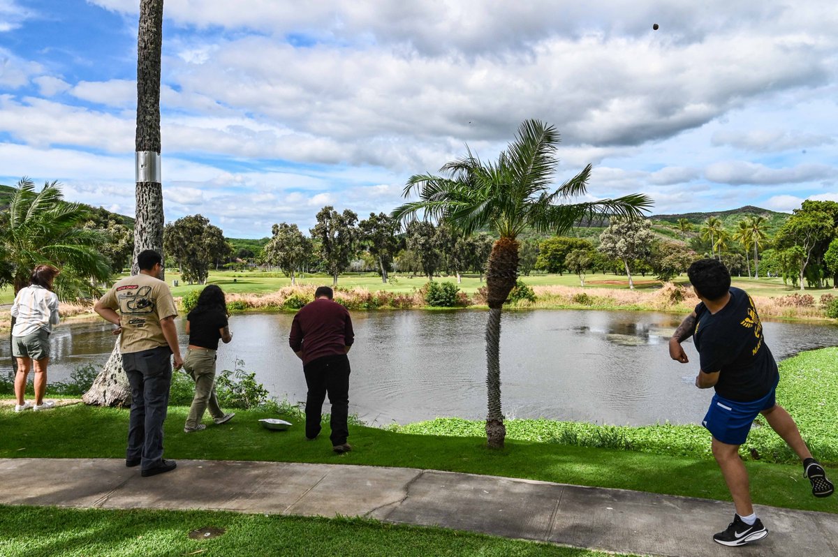 🌊 Proud of the Navy &amp; Army volunteers who joined the Salt Lake community to toss 1,000+ Genki Balls into the waterway! These microbial mud balls are restoring the ecosystem &amp; showing the power of teamwork. 🌱⚓️ #Sustainability #CommunityAction #ClimateReadiness #MissionReadiness