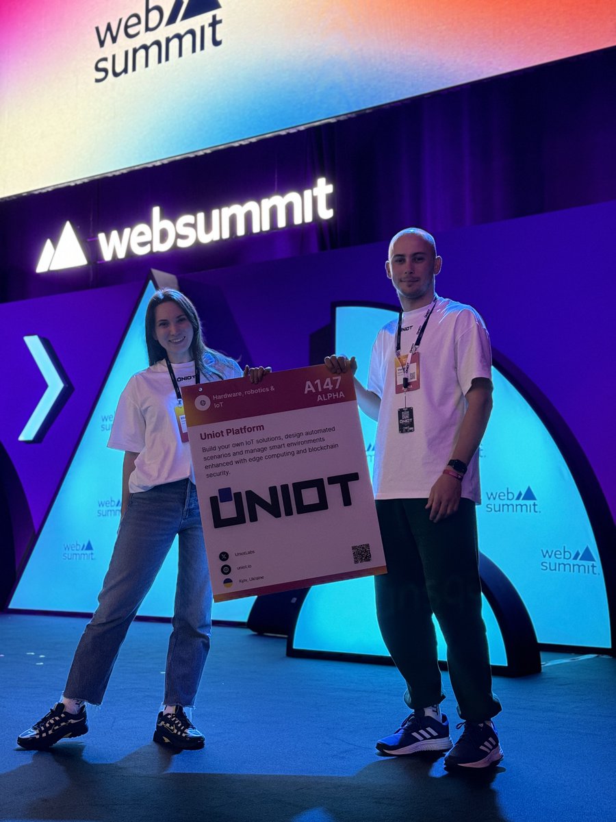 UniotLabs's tweet photo. Throwback to an amazing @WebSummit experience. Cheers to all the participants, investors, startups and a support team for making it such a great event!
#Uniot team is back to work, energized, inspired and ready for new achievements.

#websummit #UniotPlatform #IoT #Web3 https://t.co/4vSKKO7dv1