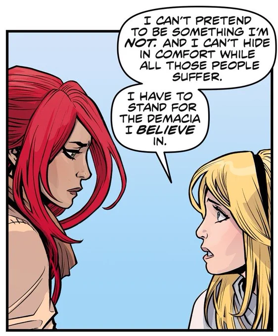 I loved Lux and Kat are portrayed as two sides of the same coin in Kat comics. How both fight for what they believe is the best for their nations. Their interactions were so fun, I need more. 