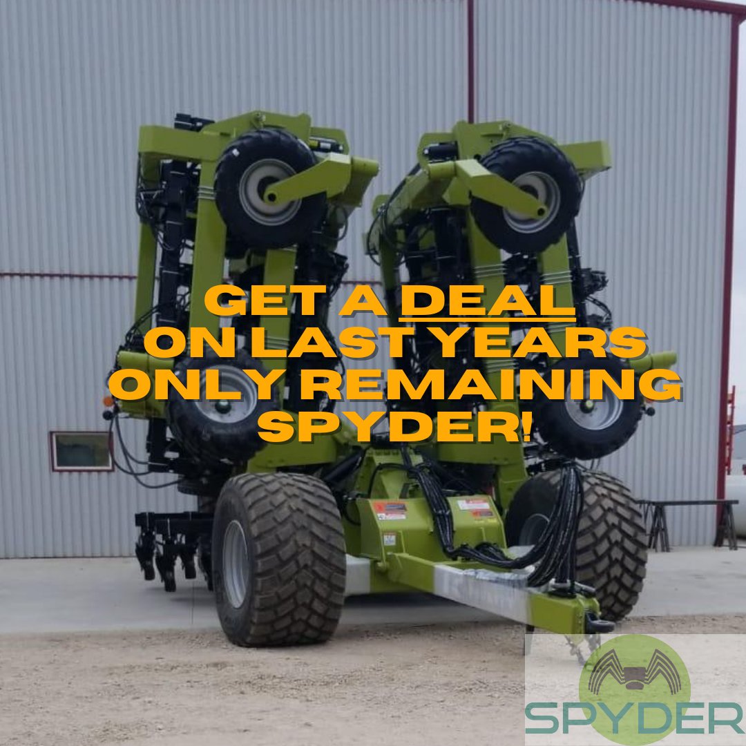 Previous season's pricing on the last 2024 Spyder available. 66' wide, 10" spacing, no IRC, Intelligent Ag blockage set up in a tow behind configuration. For more information and pricing, please contact your local K-Hart dealer or khartindustries.com