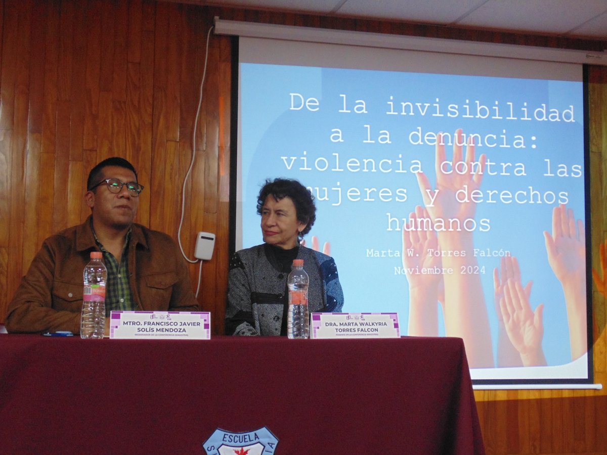 RedGeneroESEipn's tweet photo. DE LA INVISIVILIDAD A LA DENUNCIA: VIOLENCIA CONTRA LAS MUJERES Y DERECHOS HUMANOS.

#16DiasDeActivismo 
#25Nov https://t.co/0vrLGbwX0Y
