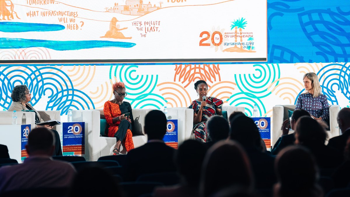 IS_UrbanHealth's tweet photo. Spotlight on Day 1 #ICUH24!

We launched with a powerful inaugural plenary "Global Trends Shaping Equitable Futures in a Changing #Climate" led by Karabi Acharya @RWJF &amp; featuring Charity Mwangi @DrTolullah &amp; Maria Clara Pinheiro

Inspiring ideas on #equity in a changing climate! https://t.co/QVtr5D3G4Y