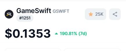 44NE044's tweet photo. Just the beggining 🔥
$GSWIFT #GSPAY #AI #GAMING https://t.co/hT15TDrYaL