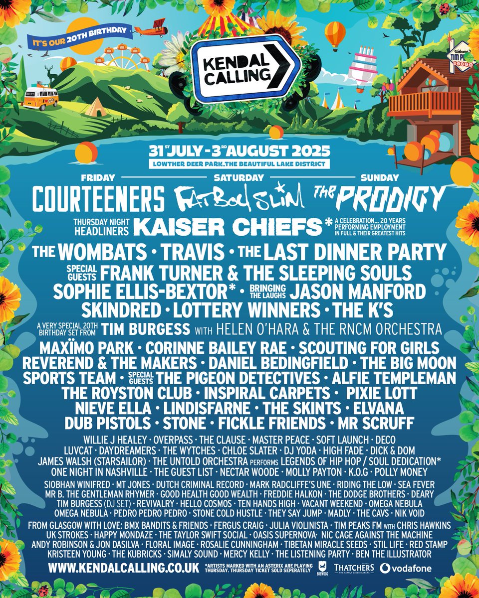 Win 2 VIP Kendal Calling tickets (plus other good stuff while there). 

The festival has been sold out a while so jump in if you’d like to go

Raffle tickets £5 each with all proceeds going to Help Us Help Band 

🙌
thegeargiveaway.com/competition/2-…