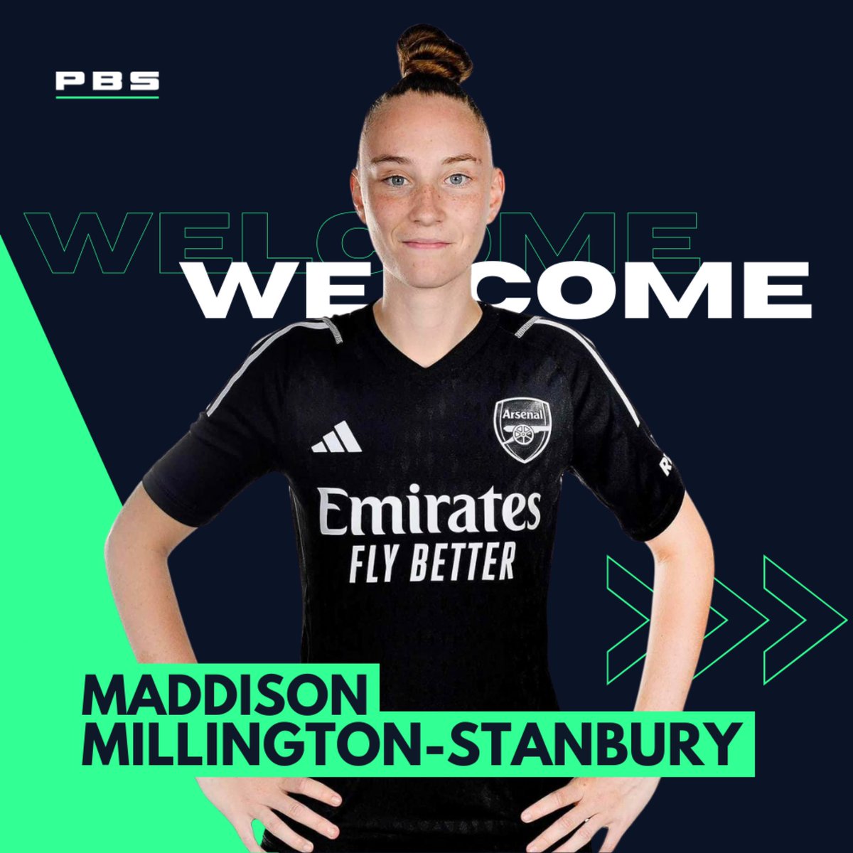 We are delighted to announce the signing of 18-year-old Arsenal goalkeeper Maddison Millington-Stanbury. Signing for the Gunners in 2022, Maddison has won a host of youth titles with the Gunners and also represented England at U17 level. Welcome, Maddison.