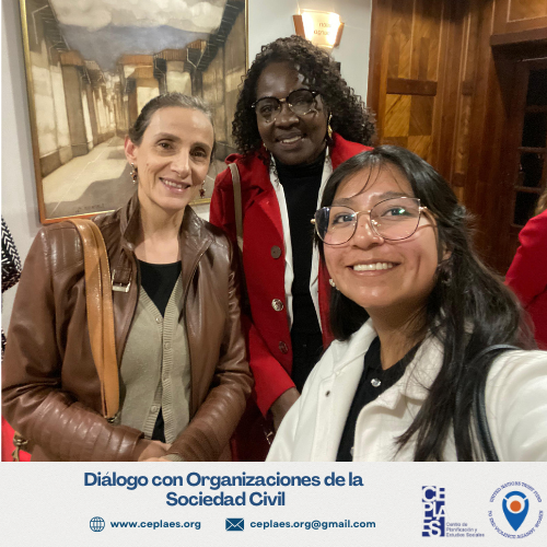 CEPLAES1's tweet photo. El 21 de noviembre, CEPLAES participó en un diálogo con OSC y la actriz Cecilia Suárez, embajadora de Spotlight. Se abordaron avances, desafíos y propuestas para erradicar la violencia de género en Ecuador. #ViolenciaDeGénero @CeciliaSuarezOF https://t.co/1U0j4F6y4M