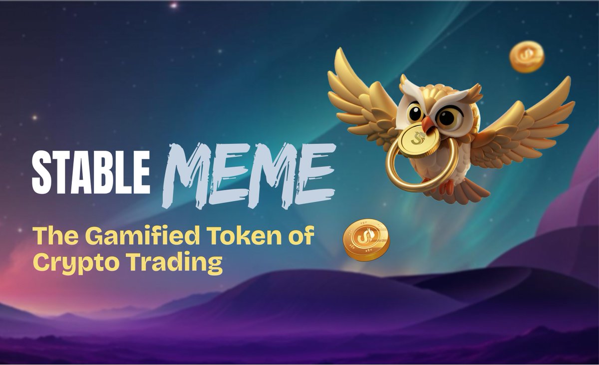 The game changes today as we proudly announce StableMEME - the gamified  token of crypto trading! Learn more at https://t.co/vrlcM2g90t, or check  out our blogpost:
