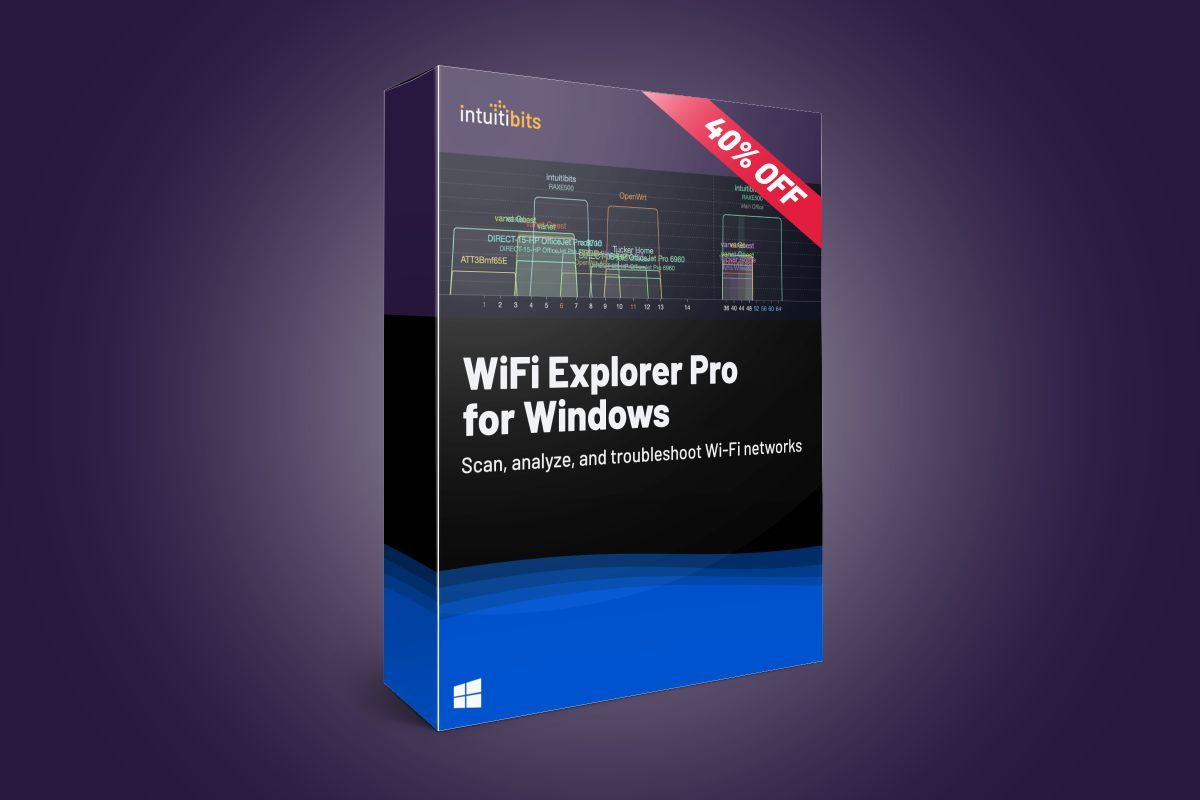 OFFER ENDS SOON: Save 40% on WiFi Explorer Pro for Windows, our powerful Wi-Fi scanner and analyzer built to assist in designing, validating, and troubleshooting wireless networks. Don't miss out. Use code: WFEPRO40 buff.ly/3CF5yfu