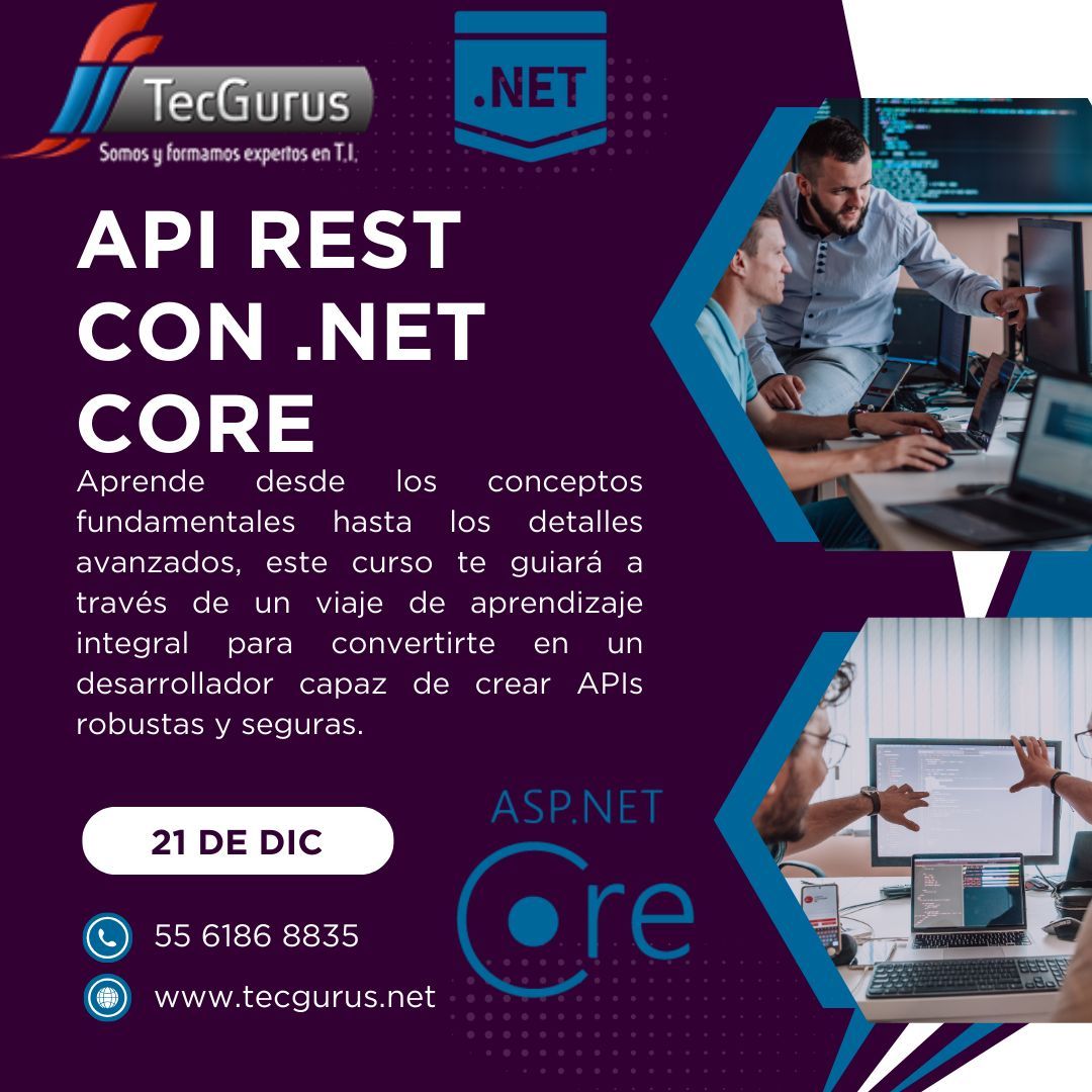 tecgurusnet's tweet image. 🎯 𝐂𝐫𝐞𝐚, 𝐚𝐬𝐞𝐠𝐮𝐫𝐚, 𝐝𝐞𝐬𝐩𝐥𝐢𝐞𝐠𝐚. 𝐃𝐨𝐦𝐢𝐧𝐚 𝐜𝐚𝐝𝐚 𝐩𝐚𝐬𝐨 𝐞𝐧 𝐞𝐥 𝐝𝐞𝐬𝐚𝐫𝐫𝐨𝐥𝐥𝐨 𝐝𝐞 𝐀𝐏𝐈 𝐑𝐄𝐒𝐓 𝐜𝐨𝐧 𝐧𝐮𝐞𝐬𝐭𝐫𝐨 𝐜𝐮𝐫𝐬𝐨 𝐝𝐞 .𝐍𝐄𝐓 𝐂𝐨𝐫𝐞. 👨💻👩💻 ¡Conviértete en experto! 🚀 buff.ly/4eLUoCP #SoyGuru #APIRest #DesarrolloWeb