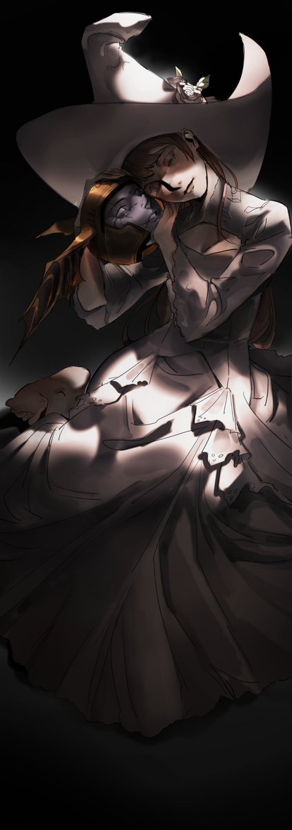 「not even death keeps us apart#FFXIV 」|aaryn 亜琳 EMERGENCY COMM OPENのイラスト