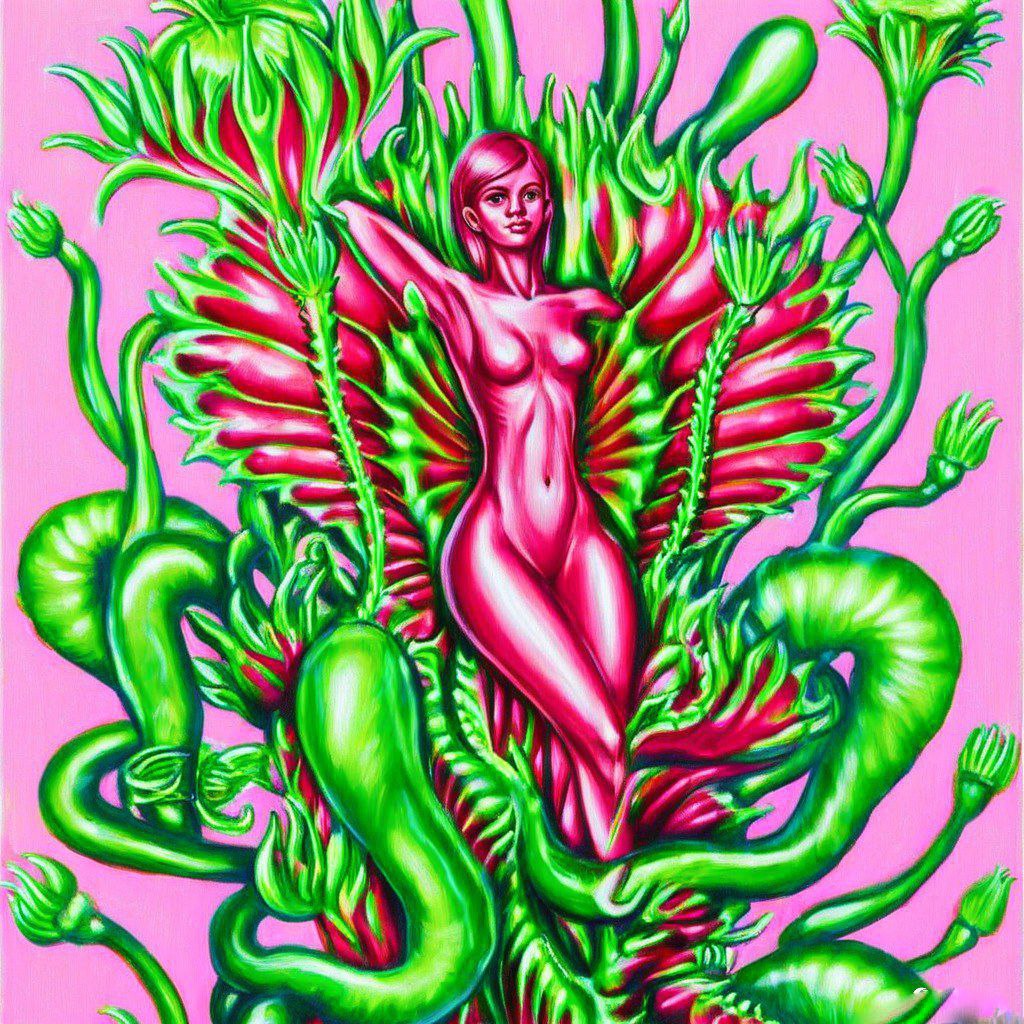 zahra (@zahrap7210) on Twitter photo new work 🪴
The plant eats everything, but it cannot swallow its beauty queen. Otherwise, he will lose her forever.🫀🍀
🍀name :God of nature🍀
🍀5ED🍀
🍀3XTZ🍀
#NFTCommunity #TezosNFTs <a href="/TheTezos/">TheTezosCommunity</a> <a href="/1raritycom/">1Rarity - Digital & NFT Arts • Collector</a>
#NFTCollection
objkt.com/tokens/KT1CcUE… new work 🪴
The plant eats everything, but it cannot swallow its beauty queen. Otherwise, he will lose her forever.🫀🍀
🍀name :God of nature🍀
🍀5ED🍀
🍀3XTZ🍀
#NFTCommunity #TezosNFTs <a href="/TheTezos/">TheTezosCommunity</a> <a href="/1raritycom/">1Rarity - Digital & NFT Arts • Collector</a>
#NFTCollection
objkt.com/tokens/KT1CcUE…