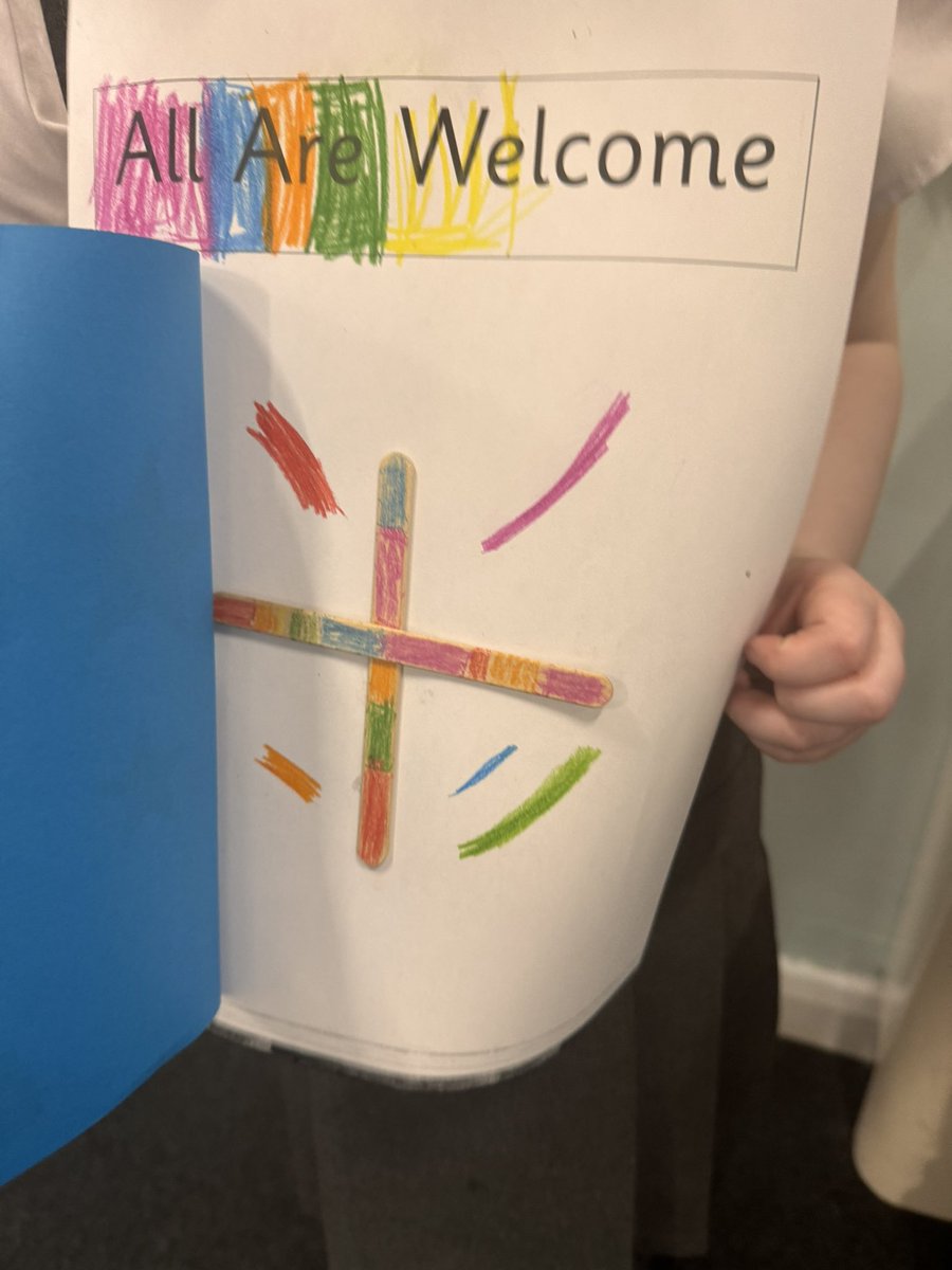 StTimothysPS's tweet photo. Primary 1 were learning about The Holy Door at St Peter’s Basilica. We then made our own Holy Door to welcome everyone in and become closer to God 🙏🏻 @SCESDirector @rcmotherwell https://t.co/oB6Og6pWWx