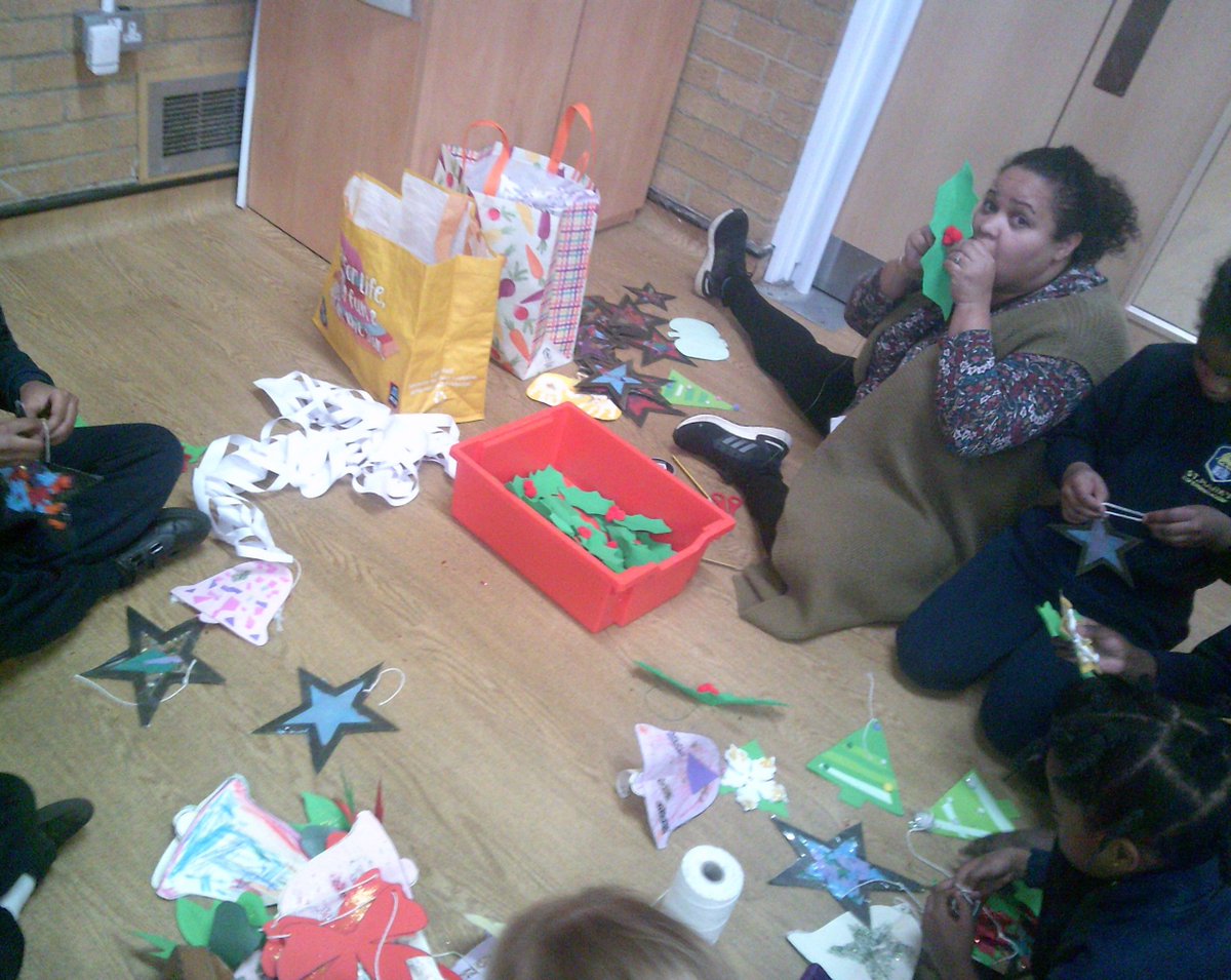Decking the halls for Christmas at St. Mark's—what a fantastic team collaboration! #FestiveSpirit #Teamwork