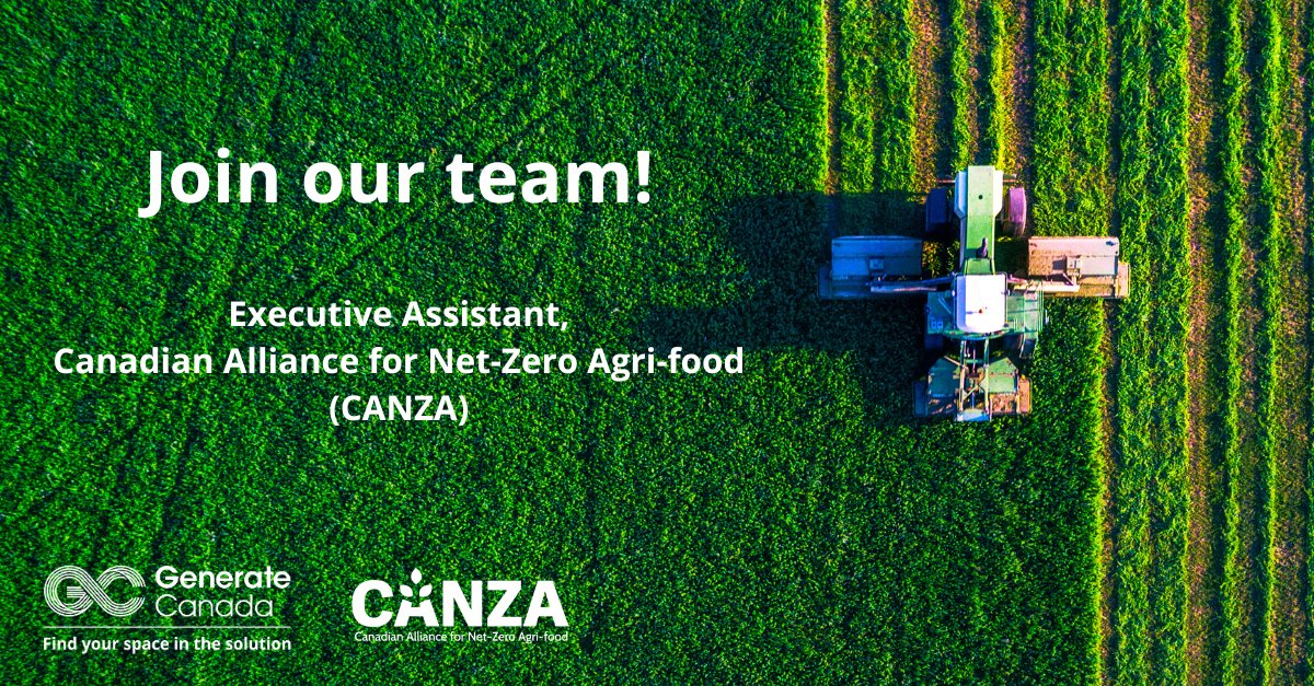 Our team at Canadian Alliance for Net Zero Agri-food (CANZA) continues to grow!   Check out this Executive Assistant opportunity here: generatecanada.bamboohr.com/careers/40

#AgriFoodCareers #RemoteWork #AgriFood #JoinOurTeam #NetZero #SustainabilityJobs
#ExecutiveAssistant
