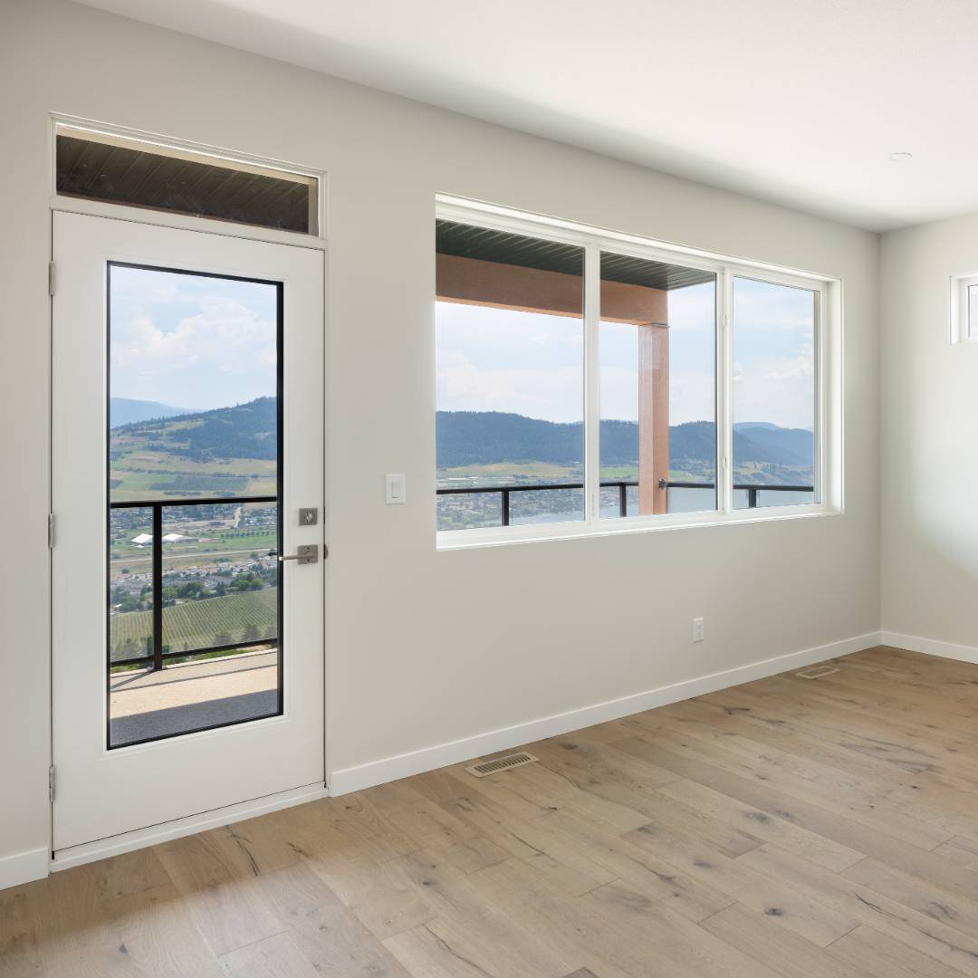 Stunning brand new 3-bed, 3-bath half-duplex: primary suite with a cozy soaker tub and walk-in closet. Covered deck with serene panoramic lake views. Large rec room and flex space on the lower level. Pre-wired for EVs and high-efficiency heating and cooling systems.