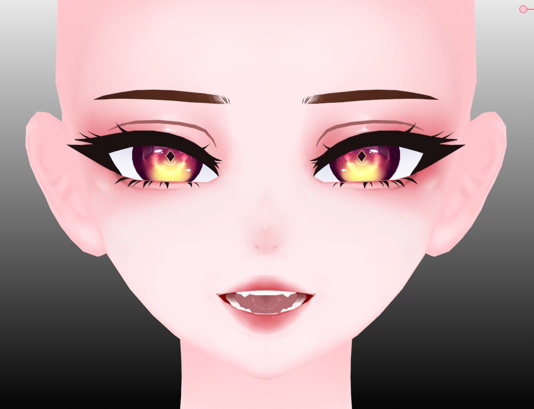 vellbert's tweet photo. anime head wip #vrchat https://t.co/d3MNOD2q27