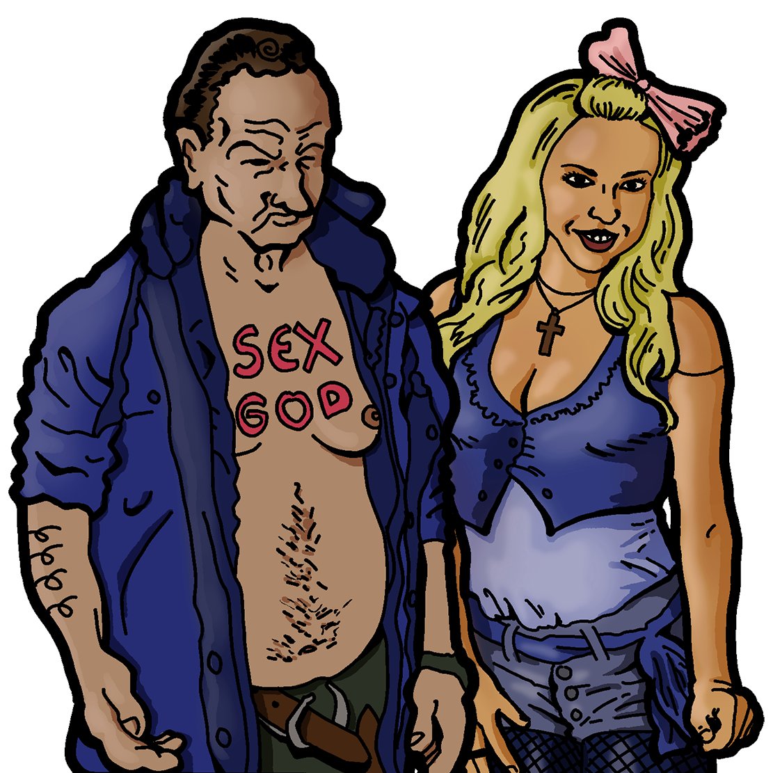 fennonauts's tweet image. Pair of customer sprites from DESTROYER BURGER. Do these remind you of anyone you know? 😊

#DESTROYERBURGER #Fennonauts #Rotoscoping #CharacterArt #Cartoon #IndieGame