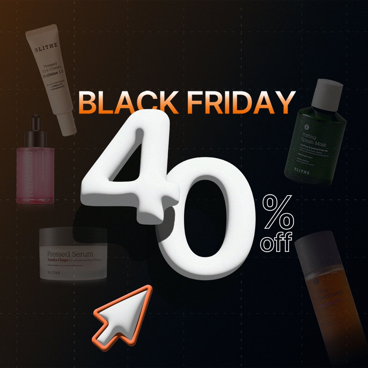 BLITHECOSMETIC's tweet image. 🎉 Black Friday is HERE! 🎉

For TWO days only, enjoy 40% OFF sitewide on all your favorite Blithe products! 💖🌟 Stock up on skincare essentials, from hydrating serums to rejuvenating treatments:

🗓️ November 29 &amp;amp; 30
💻 Shop now: bit.ly/4d2Ee8g

#BlackFriday #Sale