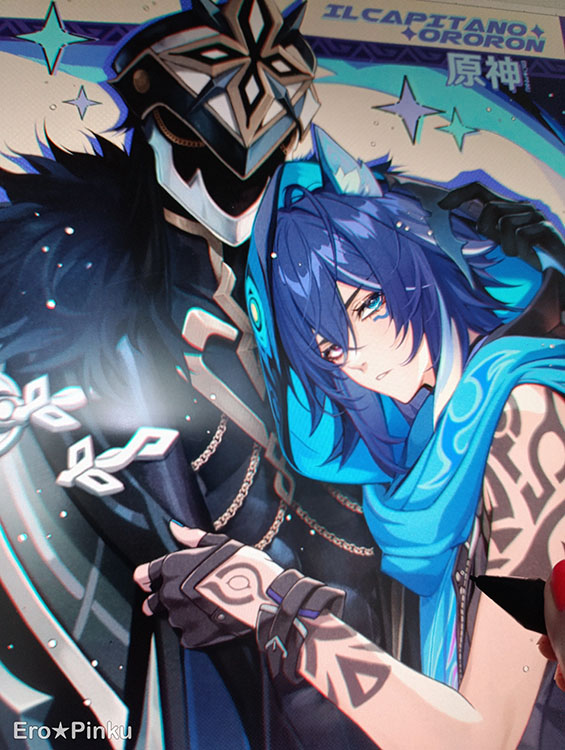 ⚔️CAPITANO &amp; ORORON⚔️ W.I.P. Please, Hoyo, don't kill Capitano ; ~ ; Ororon needs him (?) 
#capitano #ororon