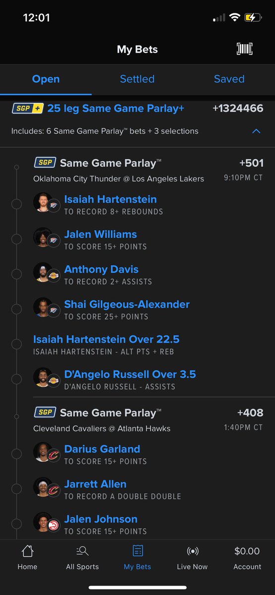 xchill_'s tweet photo. $5 —> $66K 
SAFE BETS OF THE DAY.
BIG PROFIT.
TELL ME WHY THIS WOULDN’T HIT🏆

TAIL OR WATER DOWN. 🙏🏾 
HAPPY THANKSGIVING FAM.

#GamblingCommunity #fanduel #sportsbet #parlay #lotto https://t.co/IKwgetL4QT