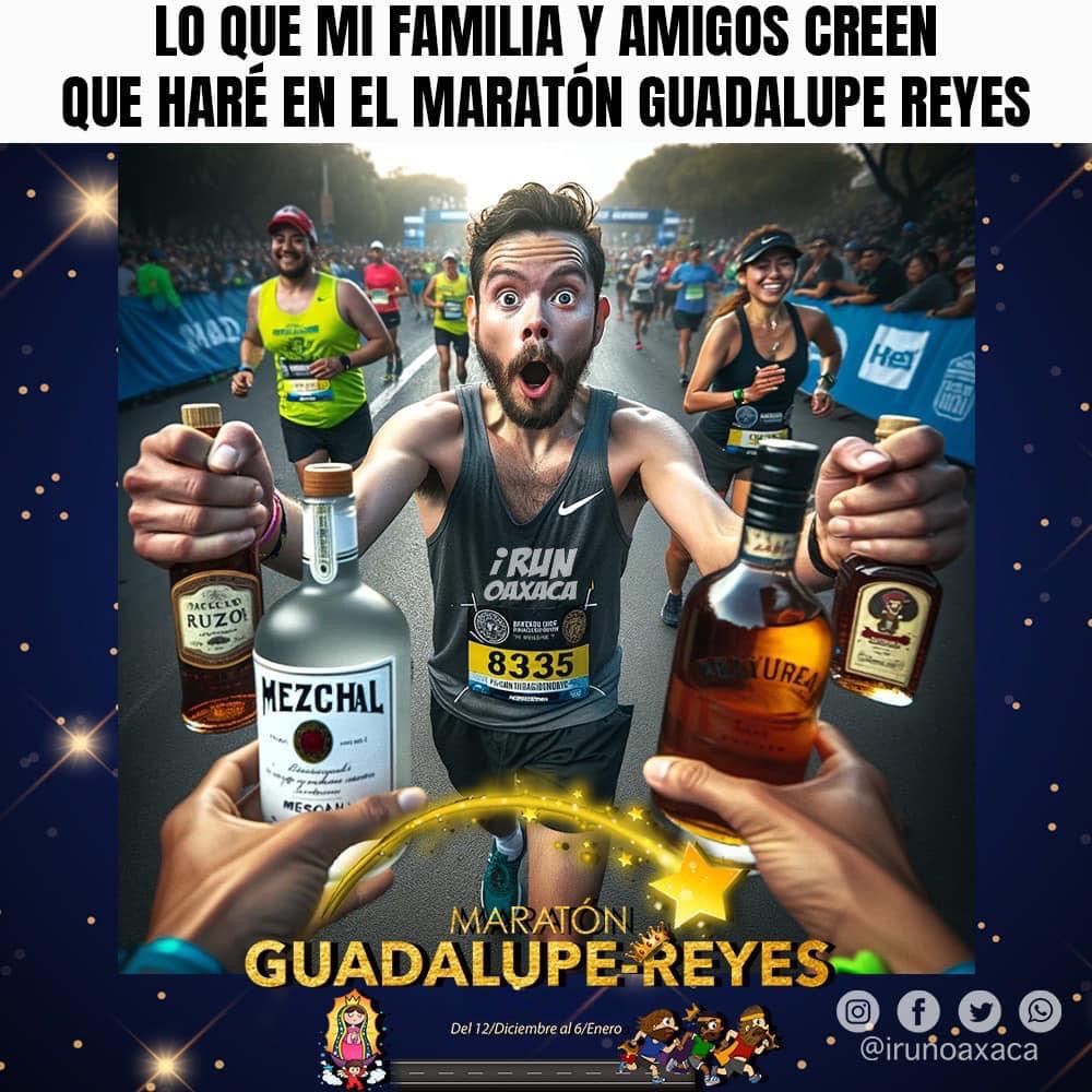iRunOaxaca's tweet photo. 🏁VII MARATÓN GUADALUPE REYES 🏁
“No era ❌BEBER era ✅CORRER” 

✅Inscríbete aquí👇🏻
https://t.co/pm9QPu9dS1

🔥  ¿Listo para acumular kilómetros, no kilos? Inscríbete YA.

#NoTeLoBebasCórrelo #AcumulaKilómetrosNoKilo https://t.co/48pryvprTC