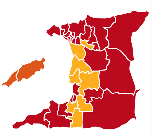 TobagoTurtle's tweet photo. Added election maps for Trinidad and Tobago from 1971-2010 on wikipedia

https://t.co/InUypebRnC https://t.co/YnPKM8rny5