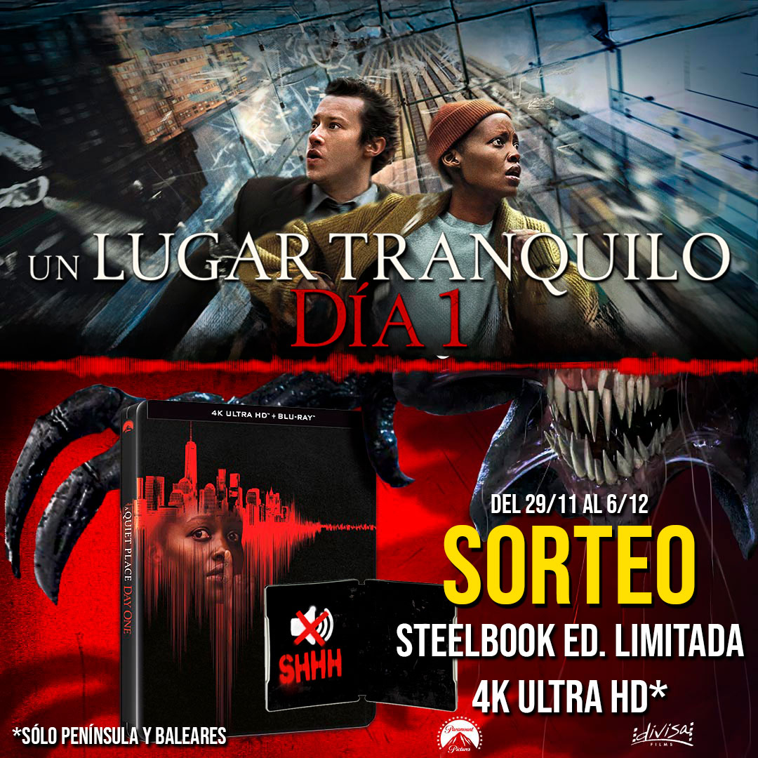 Maestro_Ciego's tweet photo. 💥¡PARTICIPA! Gracias a @DivisaFilms puedo sortearos un steelbook ed. limitada ultra 4k de #AQuietPlaceDia1 para ver gatos en ultra HD
>Sigue a @DivisaFilms 
>Sigue a @Maestro_Ciego 
>Like y RT
>Comenta como se llamaría tu gato (tengas o no) para sobrevivir con él al apocalipsis https://t.co/8iinMEBLDw