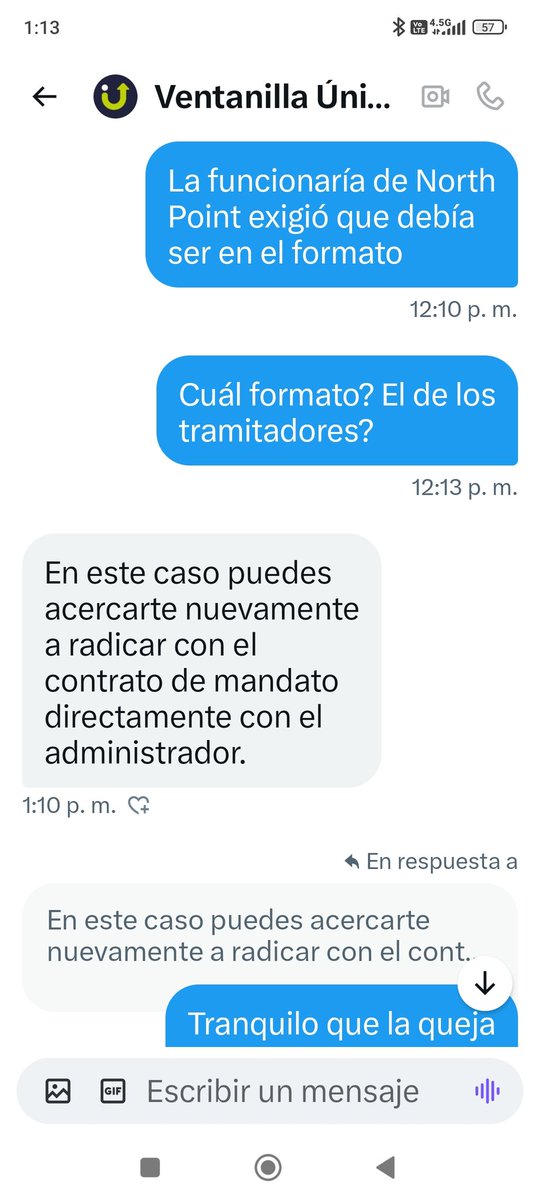 ButterflyHappyG's tweet photo. @VentanillaMov será que a la amable funcionaria ya se acordó que actuó contra Ley para que me pida que ahora sí vaya con el mandato manuscrito? Voy con uds @CityNoticiasTv @pulzo @lafm sola Jamás! Vamos a destapar esa corrupción de la administradora VUS Northpoint https://t.co/uDy5M4wslF