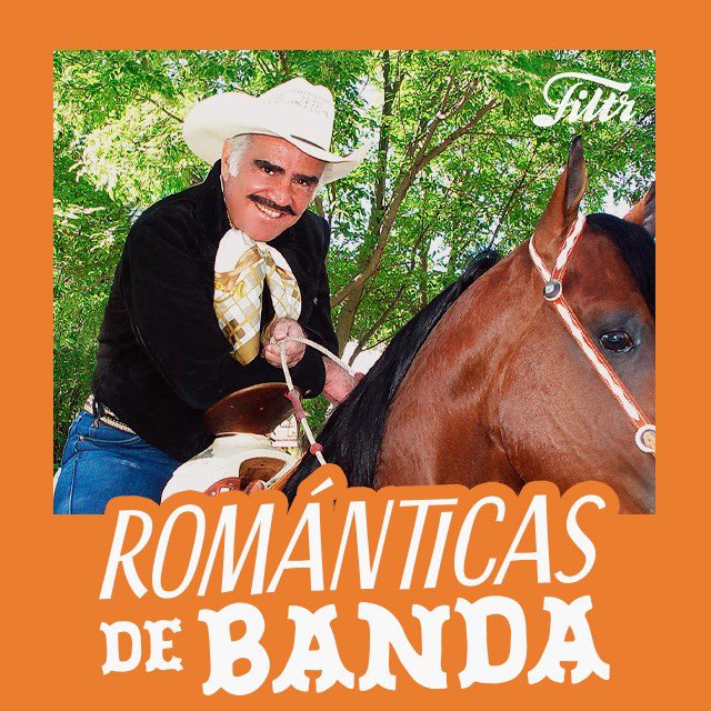 Nuestro querido Vicente Fernández en la portada de Filtr: Románticas de Banda 🎶 open.spotify.com/playlist/5q3Tp…