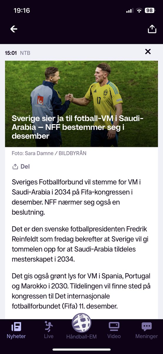 Bare et rett alternativ NFF kan velge, men de presterer vel å bomme igjen.